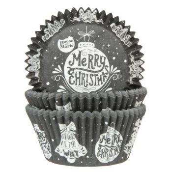 Cupcake Baking Cases - Merry Christmas